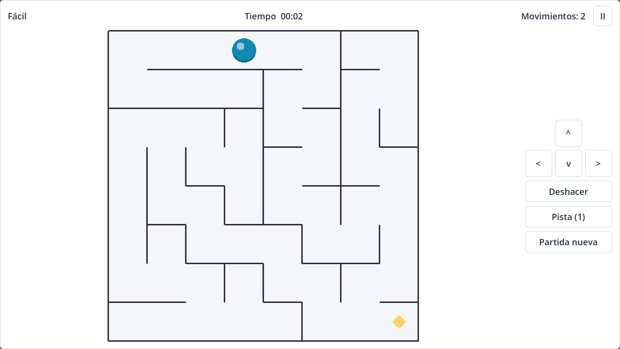 Screenshot of Classic Maze in light theme