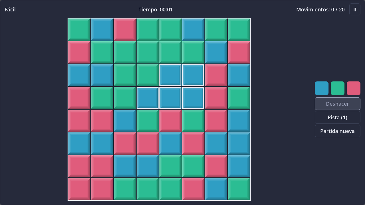 Screenshot of Color Fill (Kami) in dark theme