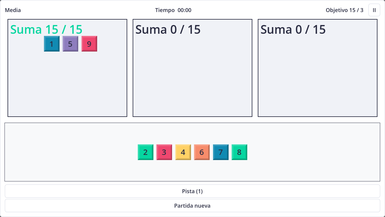 Screenshot of Distribution Puzzle in light theme
