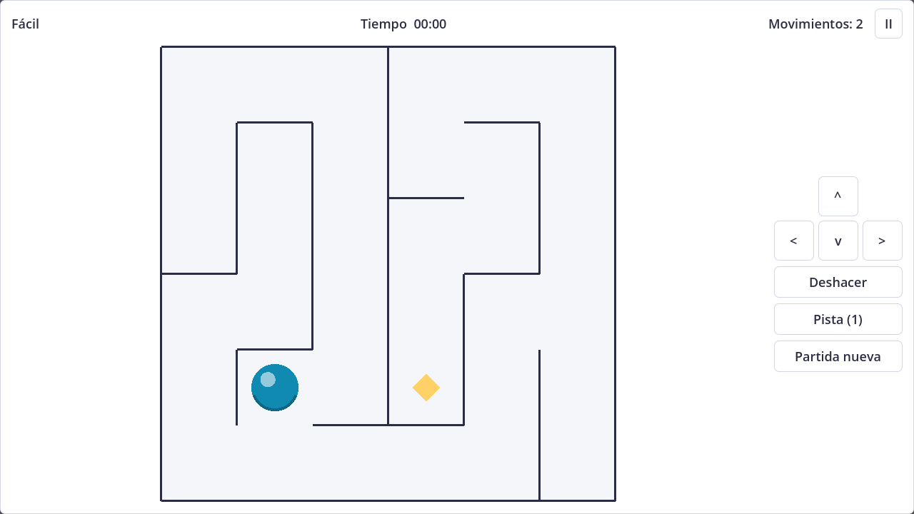 Screenshot of Ice Sliding Puzzle in light theme