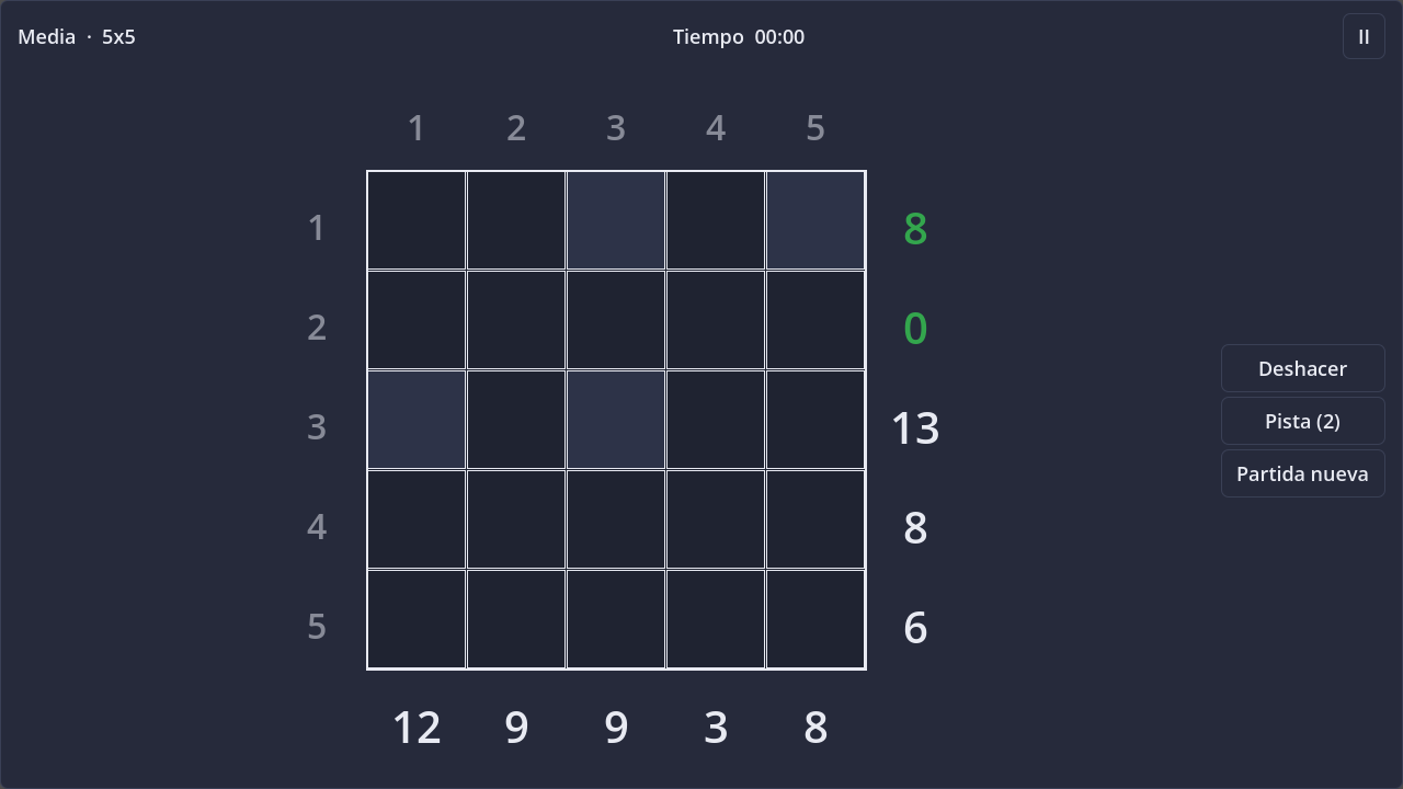 Screenshot of Kakurasu in dark theme