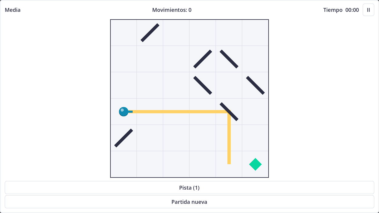 Screenshot of Light Maze in light theme