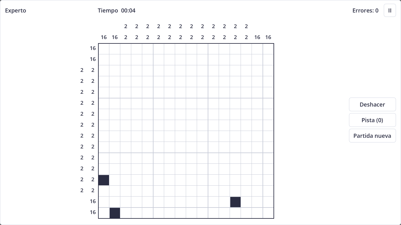 Screenshot of Nonogram (Picross) in light theme