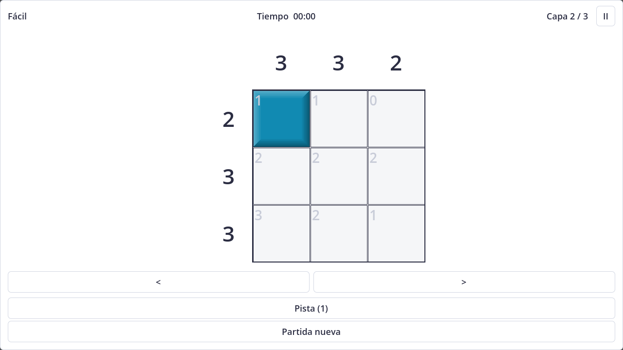 Screenshot of Picross 3D in light theme