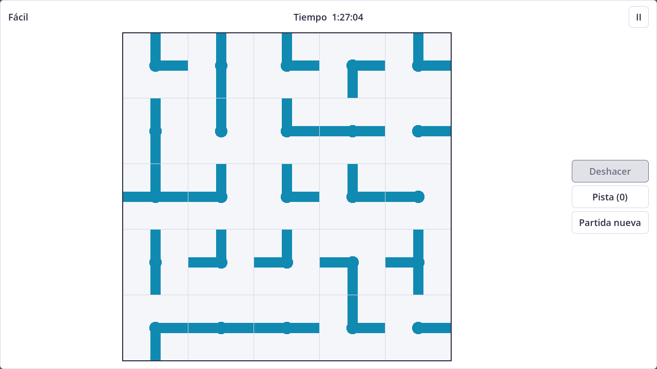 Screenshot of Pipe Puzzle in light theme