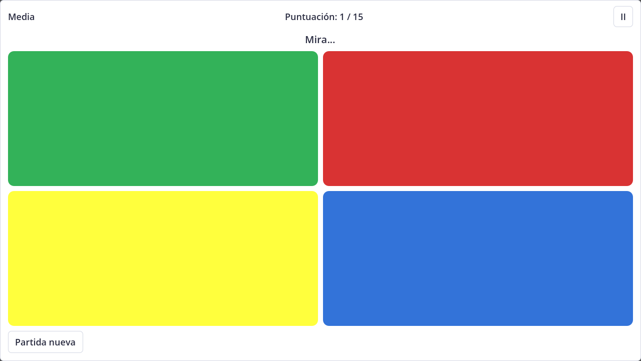 Screenshot of Simon in light theme