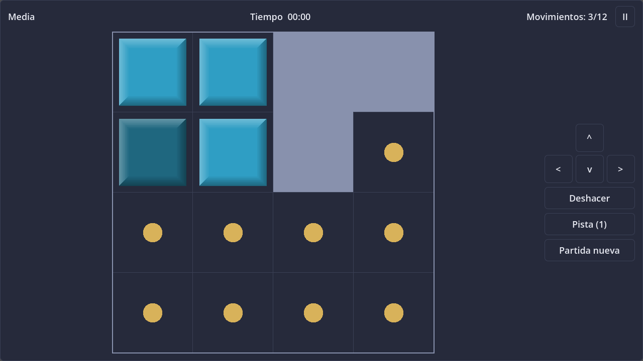 Screenshot of Snake Puzzle in dark theme